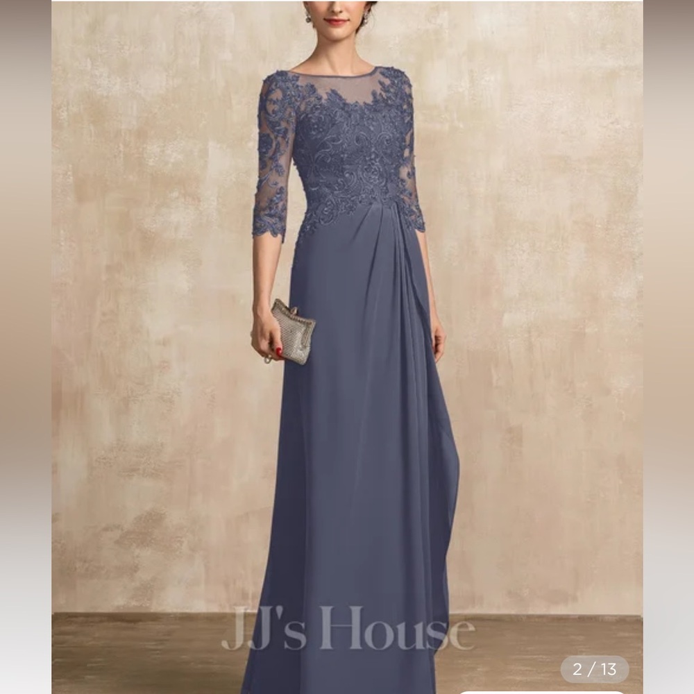 Mother of the Bride dress - JJ’s House - NEVER WORN. Color (Stormy).